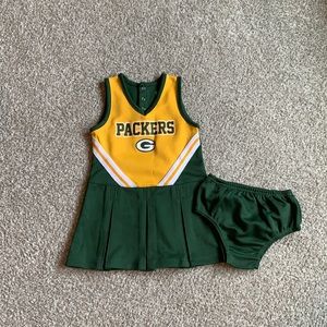Green Bay Packer Cheerleader Dress